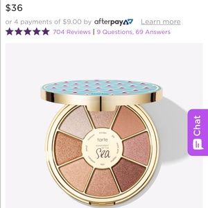 Tarte Rainforest of the Sea Volume III eye palette
